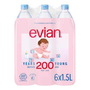 Pack d'eau Evian 6x1,5L