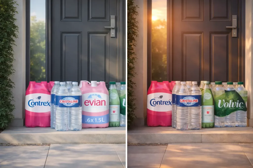 Créneaux de livraison eau à domicile