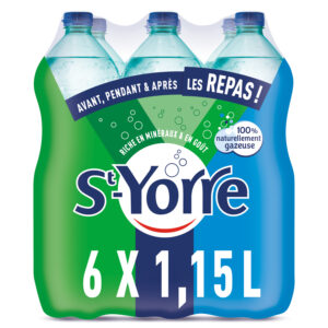 Pack eau minérale St-yorre 6x1,15L