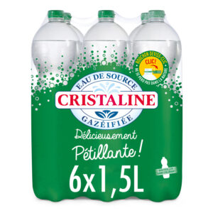 Cristaline 6x1,5L - Eau pétillante