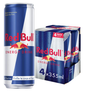 Pack de 4 canette de 25cl redbull
