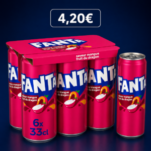 Fanta - Fruit du dragon 6x33cl