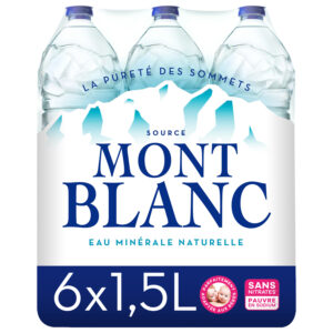 Mont Blanc 6x1,5L - Eau Minérale Plate